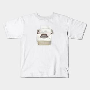 Tortured poet’s writing machine Kids T-Shirt